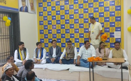 आम आदमी पार्टी के नए प्रदेश कार्यालय का उद्घाटन, सभी चुनाव अकेले लड़ने का ऐलान