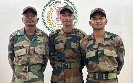 सुदूर गांवों से देशसेवा की बुलंद उड़ान, दंतेवाड़ा जिले के तीन युवा बने अग्निवीर