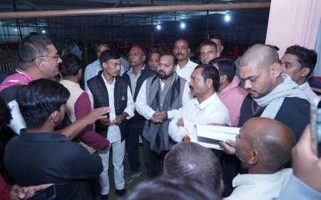 बेमेतरा के ग्राम नेवनारा में प्रस्तावित फैक्ट्री का विधायक दीपेश साहू ने किया कड़ा विरोध, किसानों की धरती पर प्रदूषण नहीं होने देंगे