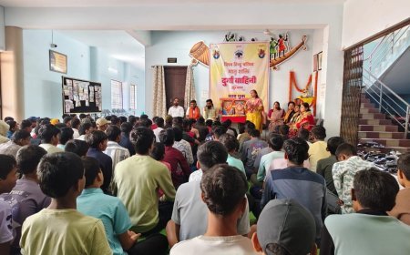 विश्व हिंदू परिषद मातृशक्ति दुर्गा वाहिनी का नशामुक्ति अभियान, दुर्ग में सैकड़ों छात्र-छात्राओं को किया जागरूक