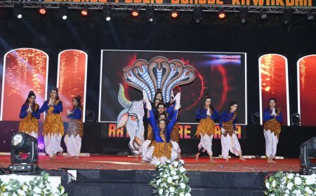 गुरुकुल पब्लिक स्कूल, कवर्धा में नयनाभिराम प्रस्तुतियों के साथ वार्षिकोत्सव 'झलक' सम्पन्न