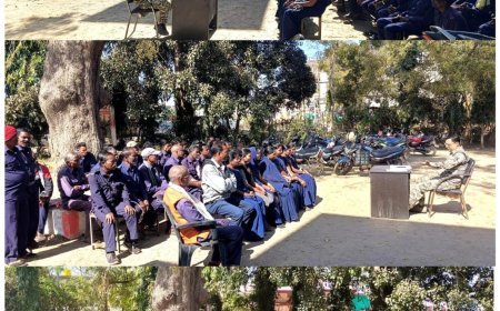 धमतरी पुलिस की पहल: ग्राम सुरक्षा सुदृढ़ करने सिहावा थाना क्षेत्र के कोटवारों की बैठक आयोजित