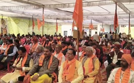 मरवाही में विराट हिंदू सम्मेलन संपन्न, सांस्कृतिक एकता और राष्ट्रीय चेतना का अनोखा संगम