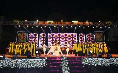 गुरुकुल पब्लिक स्कूल कवर्धा में सीनियर विंग का भव्य 22वाँ वार्षिकोत्सव ‘सृजन’ संपन्न