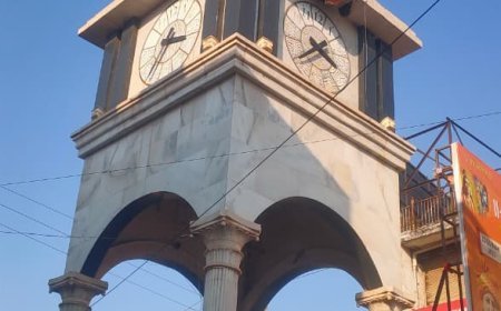 घड़ी चौक की बंद घड़ी फिर चली, महापौर रामू रोहरा के प्रयास रंग लाए