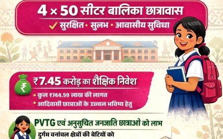 धमतरी में आदिवासी छात्राओं के लिए चार नए छात्रावास स्वीकृत, शिक्षा को मिलेगी नई उड़ान