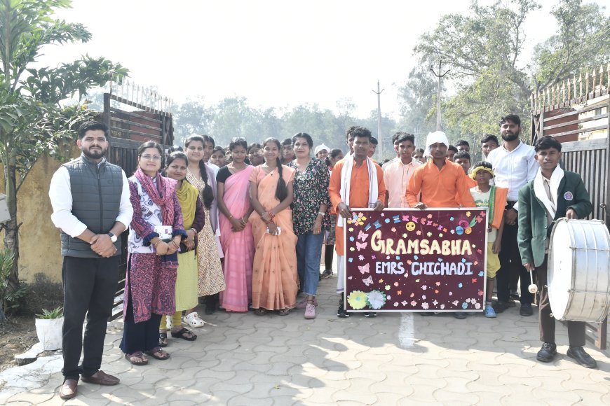 EMRS चिचाड़ी में मॉडल यूथ ग्राम सभा का सफल आयोजन