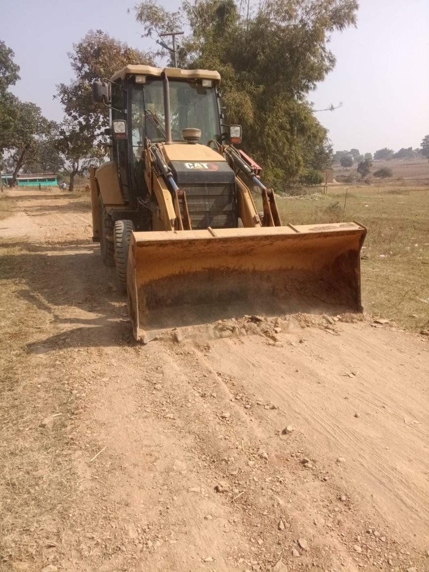 कोरिया: ग्राम पंचायत कटगोड़ी में भ्रष्टाचार के विरोध के बाद रातों रात सड़क बनी