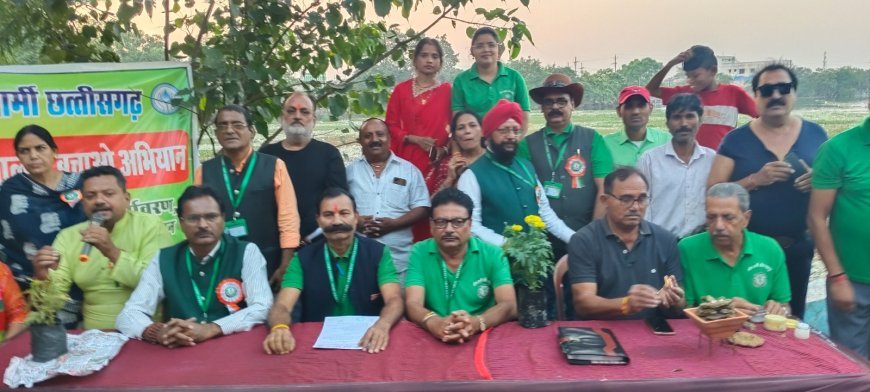रायपुर में महाराजबंध तालाब के लिए ग्रीन आर्मी का पुनर्जीवन स्वच्छता अभियान
