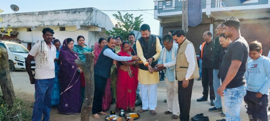 जिपं उपाध्यक्ष विक्रांत बोले—भाजपा सरकार में विकास कार्यों को मिली रफ्तार