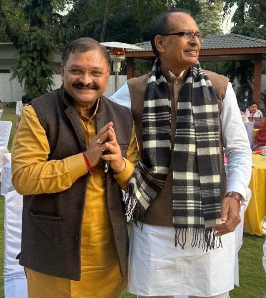 सांसद संतोष पांडेय ने केंद्रीय मंत्री शिवराज सिंह चौहान से मुलाकात कर जताया आभार