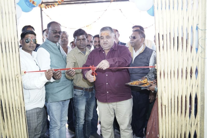 कैबिनेट मंत्री राजेश अग्रवाल ने गुमगरा खुर्द पीएचसी के नए भवन का किया लोकार्पण