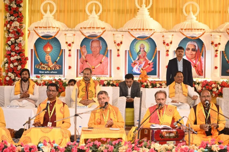 हसौद में 251 कुण्डीय विराट गायत्री महायज्ञ, मंत्री गुरु खुशवंत साहेब की गरिमामयी उपस्थिति से आध्यात्मिक वातावरण हुआ प्रखर