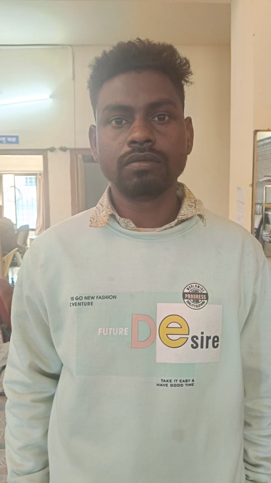 युवती से दुष्कर्म का आरोपी गिरफ्तार, जशपुर पुलिस की त्वरित कार्रवाई, भेजा गया जेल