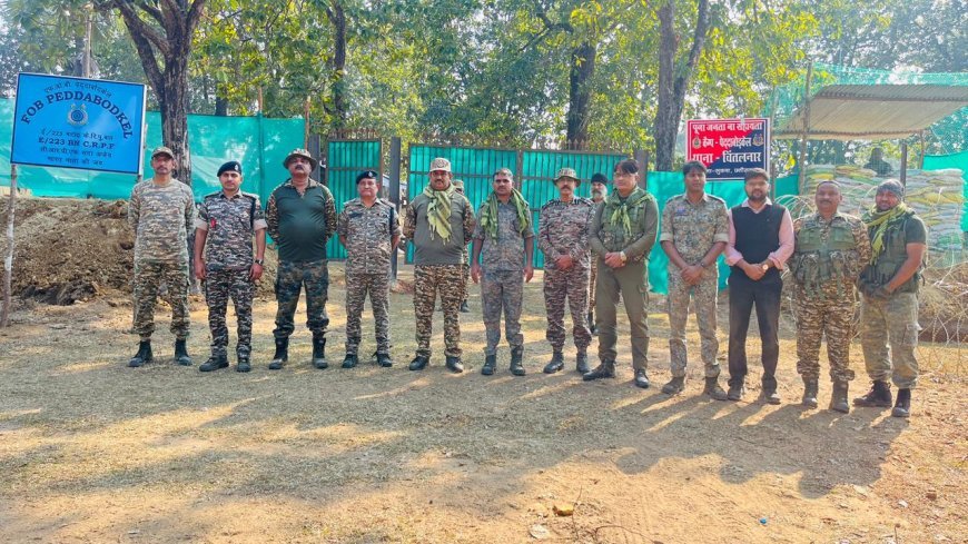 सुकमा में नया सुरक्षा कैंप स्थापित, माओवाद प्रभावित इलाके में मजबूत होगी पकड़, विकास को मिलेगी रफ्तार