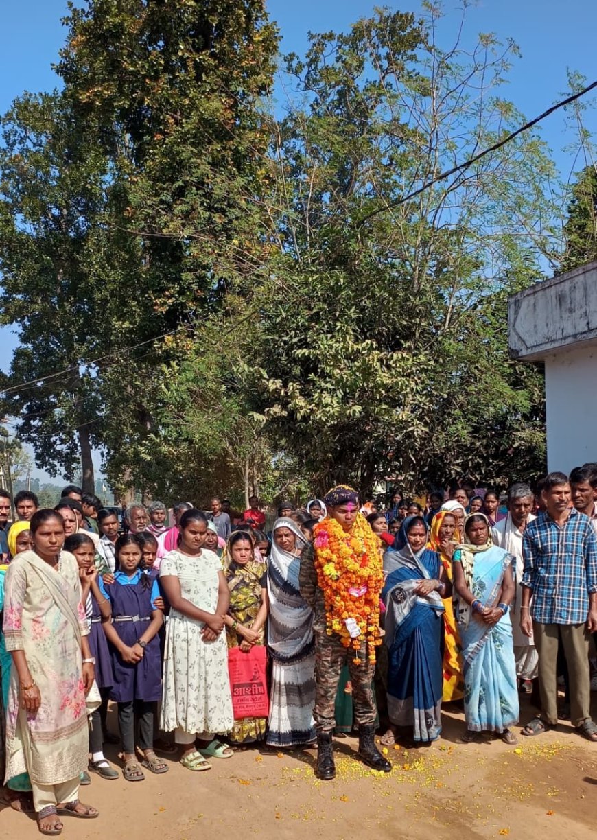 छोटे से गांव जाड़ापदर के दो सपूतों का अग्निवीर में चयन, प्रशिक्षण पश्चात गांव पहुंचने पर उमड़ा जनसैलाब