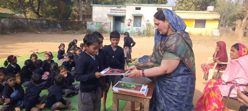 मझगवां के नन्हे बच्चों के चेहरों पर उम्मीद, मुस्कान और भविष्य के सपने