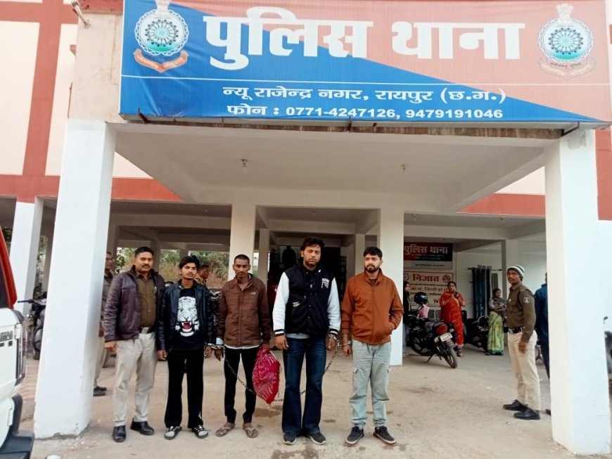 ऑपरेशन निश्चय: न्यू ईयर ईव से पहले रायपुर में एम.डी.एम.ए. ड्रग्स सप्लाई करने वाले बड़े सिंडिकेट का भंडाफोड़