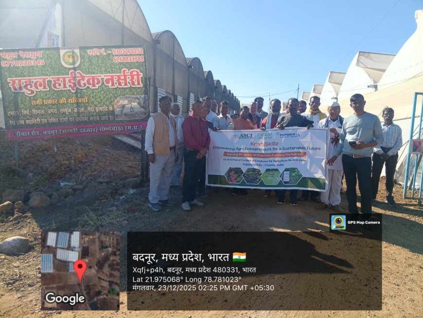 राष्ट्रीय किसान दिवस पर उन्नतशील किसानों का एक्सपोजर विजिट, हाईटेक नर्सरी एवं प्राकृतिक खेती से हुए प्रभावित