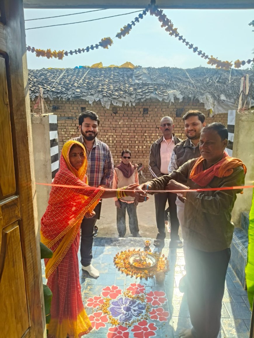 सुशासन सप्ताह में 2100 परिवारों का सपना हुआ साकार, पीएम आवास पूर्णता पर एक साथ गृहप्रवेश