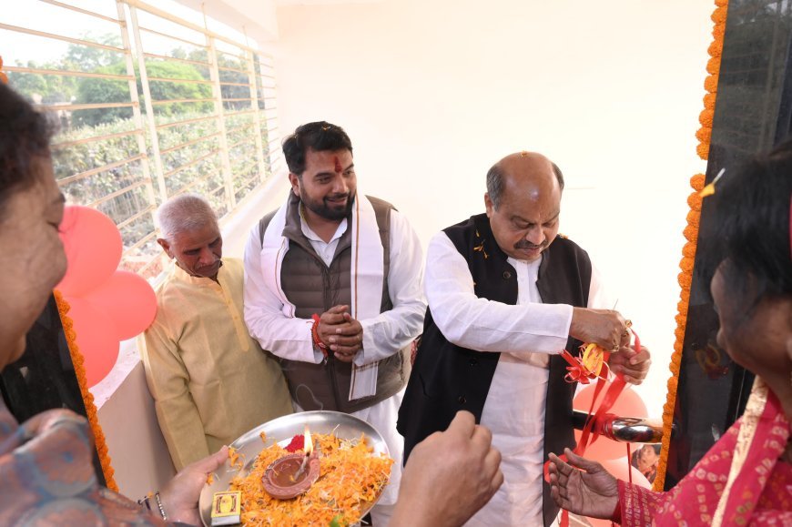 यादव पारा सामुदायिक भवन को मिला विकास का नया आयाम, विधायक पुरंदर मिश्रा ने किया लोकार्पण