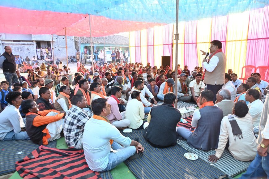 उप मुख्यमंत्री  विजय शर्मा ने 5.74 करोड़ रुपये के सड़क निर्माण कार्यों का किया भूमिपूजन