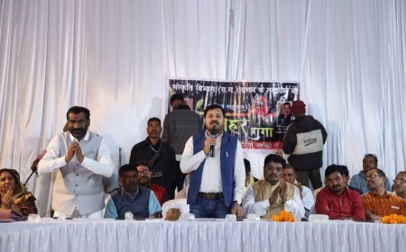 गनियारी मड़ई मेले में शामिल हुए विधायक अनुज शर्मा, छत्तीसगढ़ी संस्कृति के संरक्षण का दिया संदेश