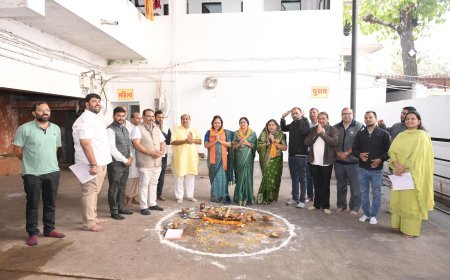 जगन्नाथ मंदिर परिसर में 10 सीटर सार्वजनिक शौचालय निर्माण का भूमिपूजन, स्वच्छता को मिली नई गति