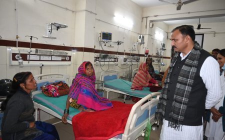 स्वास्थ्य मंत्री ने जिला अस्पताल बलौदाबाजार का किया निरीक्षण, IPHL को क्वॉलिटी सर्टिफिकेट मिलने पर दी बधाई