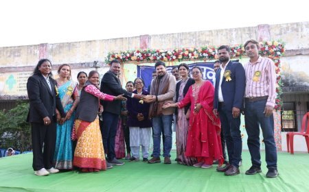 विधायक अनुज शर्मा ने पथरी शासकीय स्कूल के वार्षिकोत्सव में की शिरकत, विद्यार्थियों को दिया सफलता का मंत्र