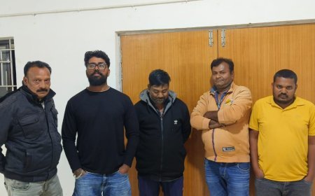 जुआ फड़ पर केसीसी पुलिस की बड़ी कार्रवाई, जंगल में ताश खेलते 5 आरोपी गिरफ्तार