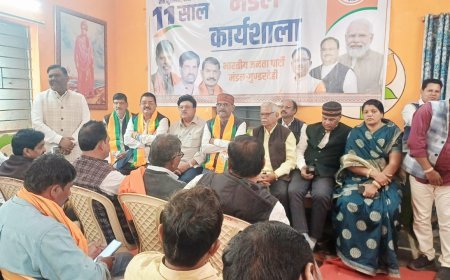 मुख्यमंत्री विष्णुदेव साय के गुंडरदेही आगमन की तैयारी तेज, भाजपा की बैठक में बनी भव्य स्वागत की रणनीति