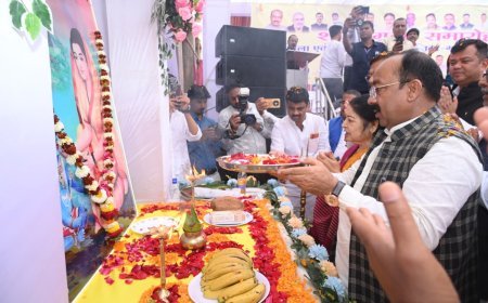 उप मुख्यमंत्री अरुण साव महासमुंद साहू संघ शपथ ग्रहण समारोह में शामिल, समाज भवन शेड निर्माण हेतु 25 लाख की घोषणा