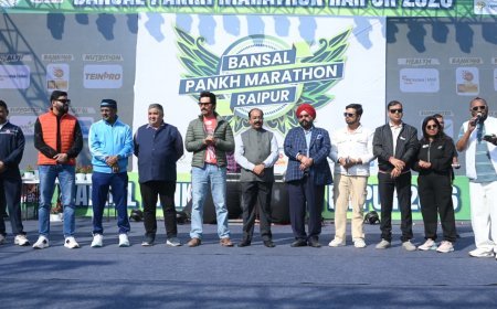 स्वस्थ छत्तीसगढ़ से ही विकसित प्रदेश का सपना होगा साकार: नवा रायपुर मैराथन में बोले डिप्टी सीएम अरुण साव