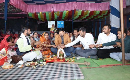 विधायक अनुज शर्मा ने ग्राम गिरौद को दी करोड़ों की सौगात, 1.08 करोड़ के विकास कार्यों का भूमिपूजन व लोकार्पण