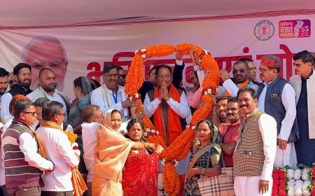 महापर्व पर मुख्यमंत्री विष्णु देव साय ने दी गुंडरदेही को 233 करोड़ की सौगात, नगर को ‘मॉडल टाउन’ बनाने की घोषणा