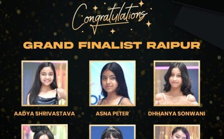 रायपुर की 6 वर्षीय दिशा शर्मा बनी Junior Miss India ग्रैंड फिनाले की टॉप-9 फाइनलिस्ट, छत्तीसगढ़ का नाम रोशन