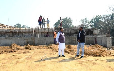 उप मुख्यमंत्री अरुण साव ने देवरानी-जेठानी नाले पर निर्माणाधीन पुल का किया औचक निरीक्षण, गुणवत्ता से समझौता नहीं करने के निर्देश