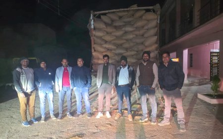 सक्ती में अवैध धान परिवहन पर राजस्व विभाग की बड़ी कार्रवाई, ट्रक सहित सैकड़ों बोरी धान जब्त