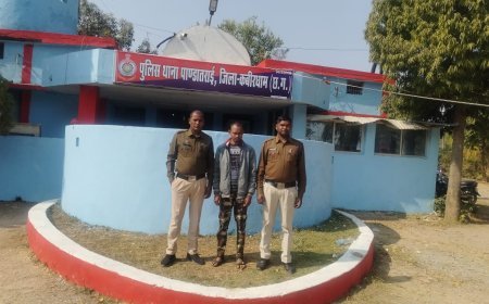 पाण्डातराई में खेत विवाद ने लिया हिंसक रूप, अधियारा ने फरसे से किया जानलेवा हमला, आरोपी गिरफ्तार