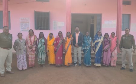 जामुल थाना द्वारा महिला कमांडो का गठन, खेदामारा में महिलाओं को मिला आत्मबल, 10 माह से राशि नहीं मिलने पर सरपंच नाराज़