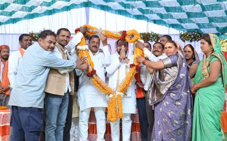 ग्राम पंचायत डंगनिया (ब) में 55 लाख से अधिक के विकास कार्यों की सौगात, विधायक दीपेश साहू ने किया लोकार्पण व भूमि पूजन