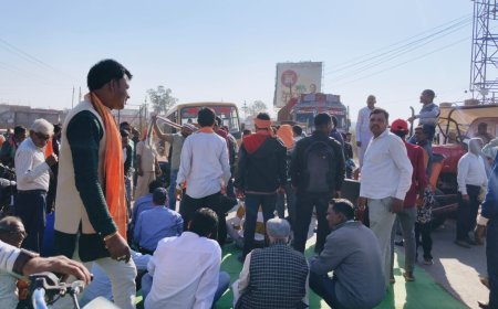 धान खरीदी सीमा नहीं बढ़ाने के विरोध में किसानों का उग्र प्रदर्शन, बिलासपुर नेशनल हाईवे जाम