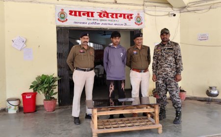 दाऊचौरा पुल पर चाकू लहराकर दहशत फैलाने वाला युवक गिरफ्तार, आर्म्स एक्ट के तहत कार्रवाई