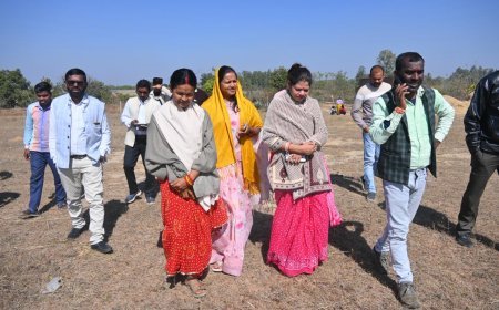 मुख्यमंत्री विष्णु देव साय के सूरजपुर आगमन की तैयारी तेज, मंत्री लक्ष्मी राजवाड़े ने कर्मा प्रतियोगिता स्थल का किया निरीक्षण