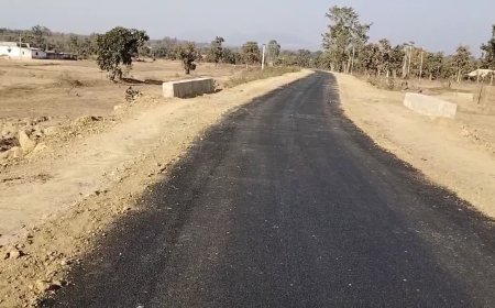 मनेन्द्रगढ़ में PMGSY सड़कों पर भ्रष्टाचार का डामर, EE मोतीराम सिंह और SDO शैलेश गुप्ता पर गंभीर आरोप