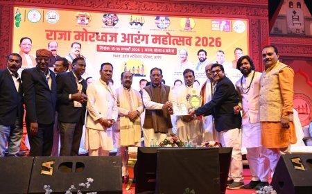 ऐतिहासिक कवि सम्मेलन के साथ दो दिवसीय राजा मोरध्वज आरंग महोत्सव 2026 का भव्य समापन