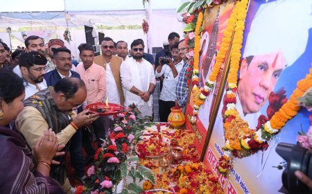 स्वर्गीय ताराचंद साहू कुशल जननेता, संगठनकर्ता और राजनेता के रूप में सदैव स्मरणीय रहेंगे: उप मुख्यमंत्री अरुण साव