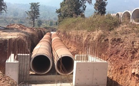 पाड़ापुर टेलिंग डैम में गंभीर अनियमितताओं के आरोप, खबर के बाद दरारें ढंकने की कोशिश से बढ़ी सुरक्षा चिंता