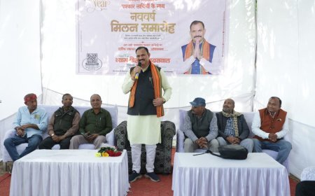 क्षेत्र के संतुलित विकास हेतु 50 वर्षों की रूपरेखा पर काम कर रहा हूँ – स्वास्थ्य मंत्री श्याम बिहारी जायसवाल